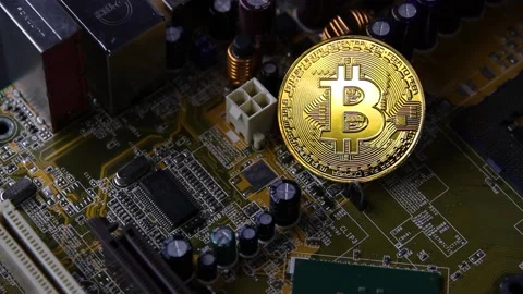 Bitcoin shines Stock Footage 149660568