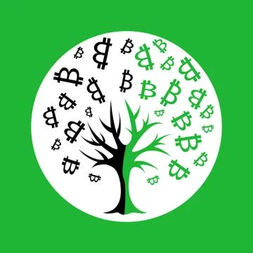 Bitcoin sign vector illustration Stock Illustration