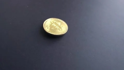 Bitcoin Slow Motion Stock Footage 276118136