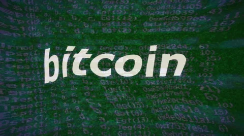 Bitcoin source code distortion epsilon Stock Footage 56037108