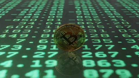 Bitcoin spinning infinite loop white background 스톡 동영상 150442774