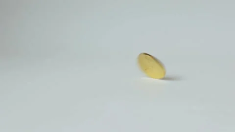 Bitcoin spinning on a white background. Stock Footage 86796387