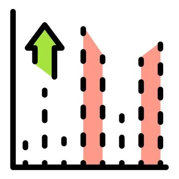 Bitcoin statement icon vector flat Stock Illustration