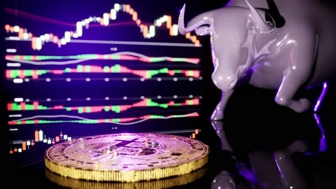 Bitcoin stock Stock Footage 235865347