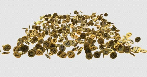 Bitcoin Symbol Animation 스톡 동영상 153869365
