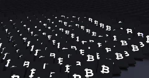 Bitcoin Symbol Animation.  Stock Footage 154151265