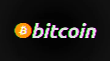 Bitcoin symbol appearing and exploding on the black background. Bitcoin Logo 3D 動画素材 85652171