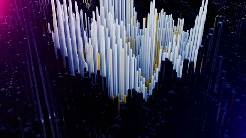 Bitcoin symbol being assembled from mined data blocks. Stock Footage 76009138