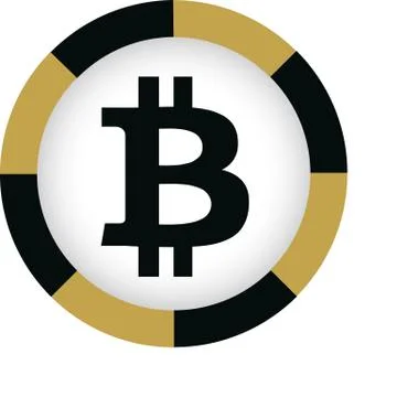 Bitcoin symbol. Cryptocurrency bitcoin vector icon 10 eps Stock Illustration