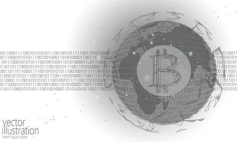 Bitcoin symbol on growing graph. Golden currency crypto currency banking system Illustrazione stock