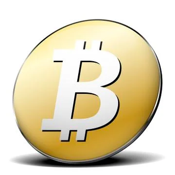 Bitcoin symbol Illustrazione stock