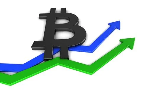 Bitcoin symbol Stock Illustration