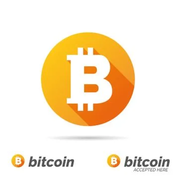 Bitcoin symbol Stock Illustration