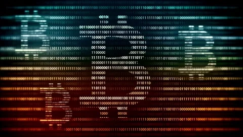 Bitcoin Symbol on Rotating Globe Background with Network Digital Connection In Video stock 336443150
