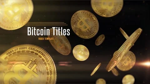 Bitcoin Titles After Effects stock