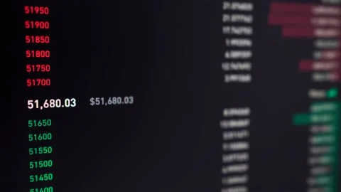 Bitcoin trades timelapse Stock Footage 151022837