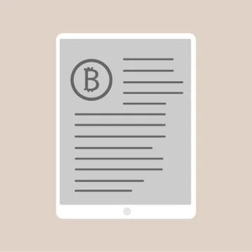 Bitcoin trading design, vector illustration Stock Illustration