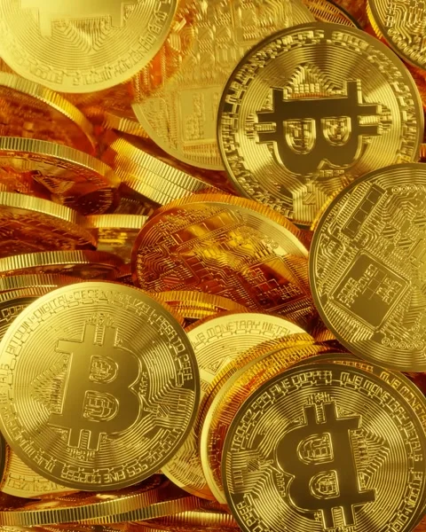 Bitcoin transition Stock-Footage 297122951
