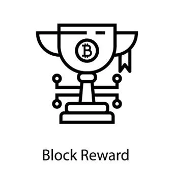 Bitcoin Trophy Cup Stock Illustration