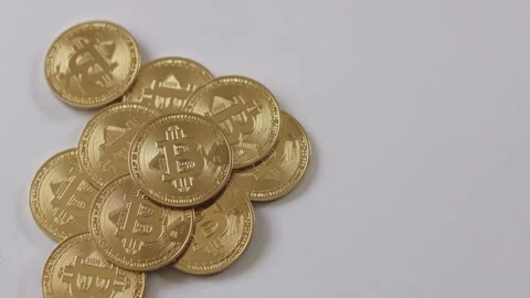 Bitcoin uses encryption function as decentralized global reserve currency 動画素材 296230708