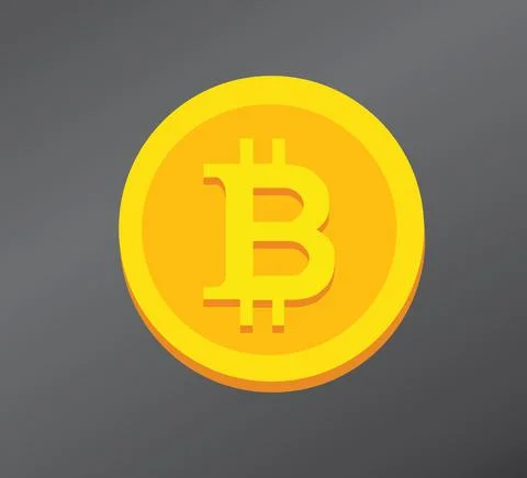 Bitcoin vector illustration Bitcoin and blockchain concept,bitcoin price Stock-Illustration