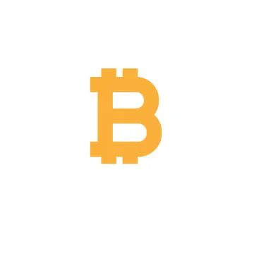 Bitcoin vector logo Stock Illustration