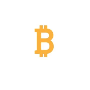 Bitcoin vector logo Illustrazione stock