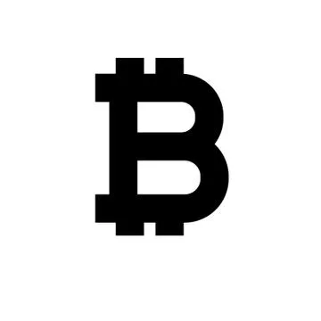 Bitcoin vector logo Stock Illustration