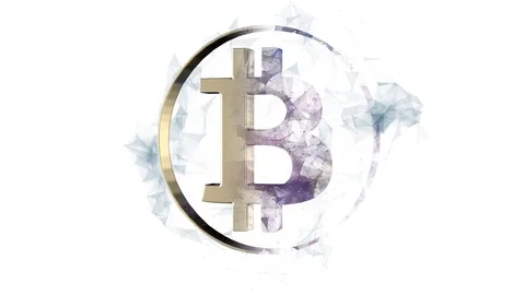 Bitcoin virtual currency concept. High tech technology 17. Stock Footage 105008018