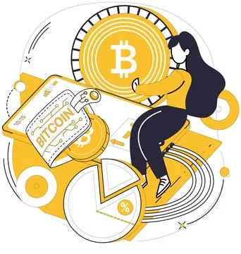 Bitcoin wallet. Secure your digital wealth with Bitcoin wallet, fortress in.. Stock Illustration