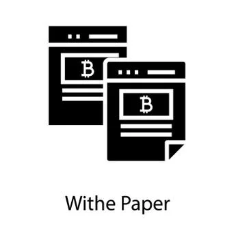 Bitcoin Web Page Stock Illustration