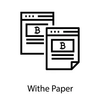 Bitcoin Web Page Stock Illustration