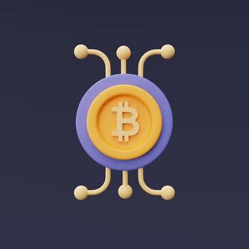 Bitcoin,blockchain technology services,Cryptocurrency protection concept,inde Stock Illustration