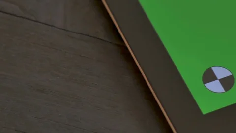 Bitcoins and tablet with a green screen for your content, 8 shots 스톡 동영상 83274191