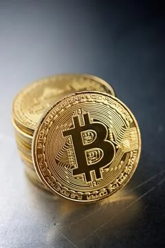 Bitcoins concept view 写真素材