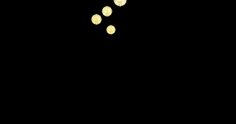 Bitcoins falling 3d animation in 4k Stock Footage 101038069