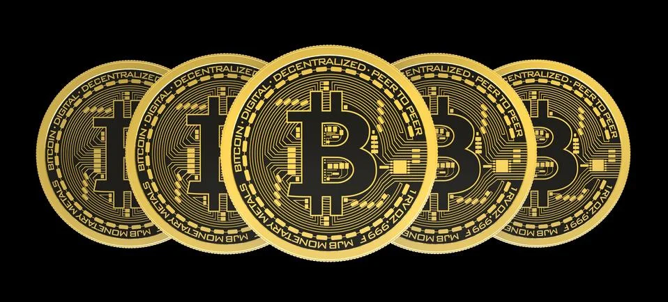 Bitcoins Stock Illustration