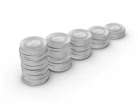 Bitcoins Stock Illustration