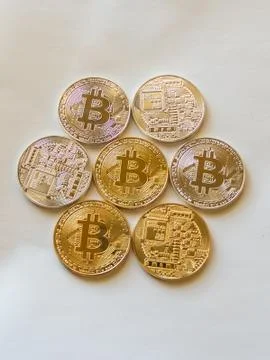 Bitcoins Stock Photos