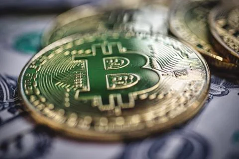 Bitcoins Stock Photos