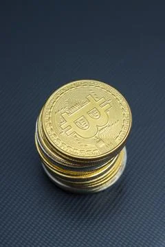 Bitcoins Stock Photos