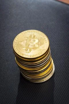 Bitcoins Stock Photos