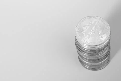 Bitcoins Stock Photos