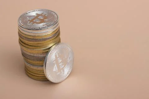 Bitcoins Stock Photos