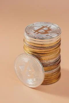 Bitcoins Stock Photos