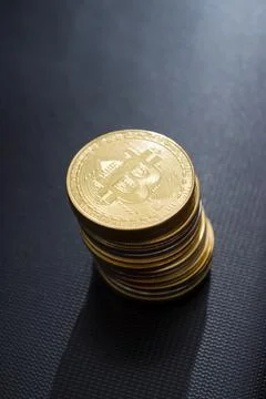 Bitcoins Stock Photos