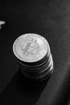 Bitcoins Stock Photos