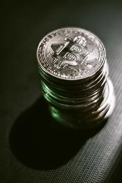 Bitcoins Stock Photos