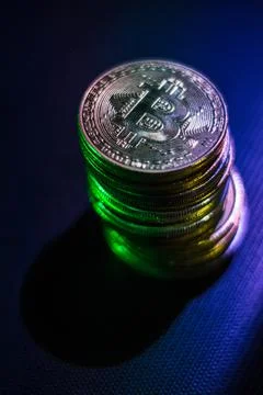 Bitcoins Stock Photos