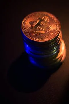Bitcoins Stock Photos